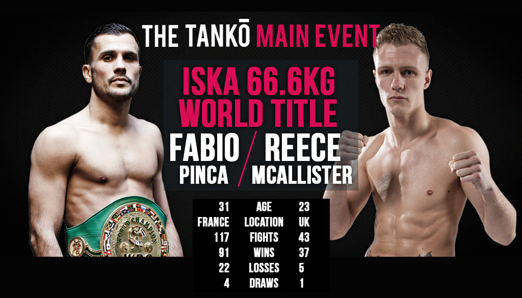 【Titel-match】Fabio Pinca vs. Reece McAllister om ISKA 66.6kg titeln