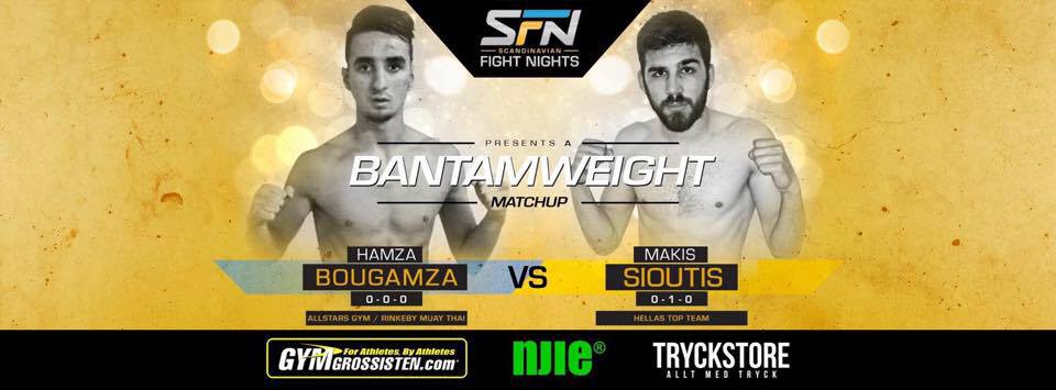 【Resultat】 Hamza Bougamza vinner i sin MMA-debut