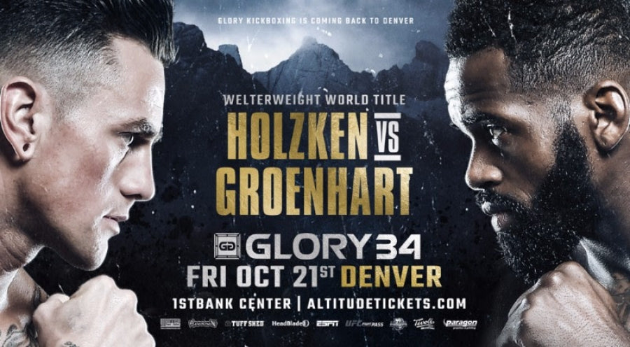 Matchkortet och trailern inför Glory 34: DENVER