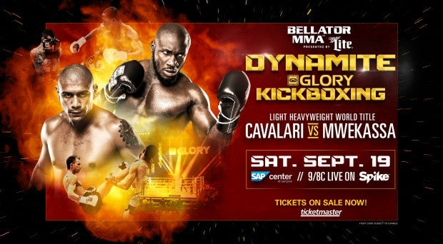 Glory World Series och Bellator i en hybrid-gala den 19e september