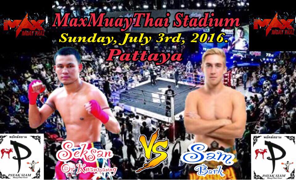 【LIVE!】Samuel Bark möter Seksan or Kwanmuang på Max Muay Thai - Livelänk
