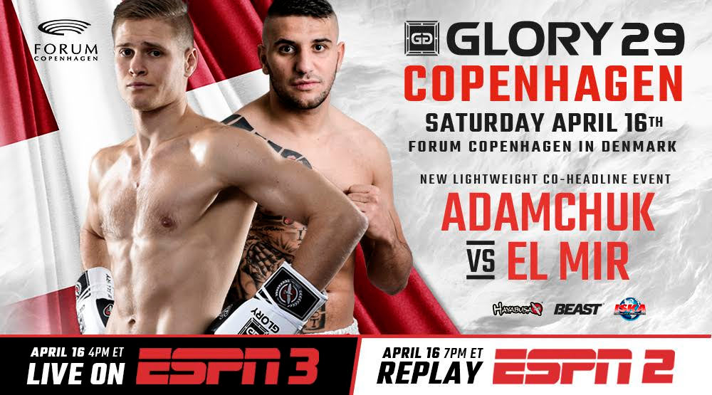 【Glory 29】Serhiy Adamchuk ersätter Niclas Larsen på GLORY 29:COPENHAGEN
