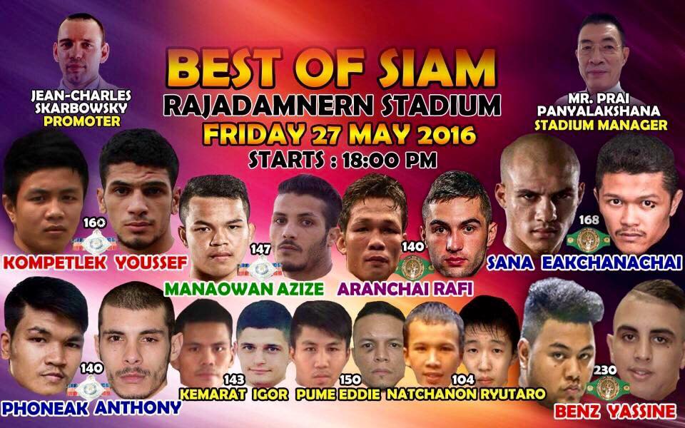 【Nyhet】Youssef Boughanem slåss om Rajadamnern 160lb titeln