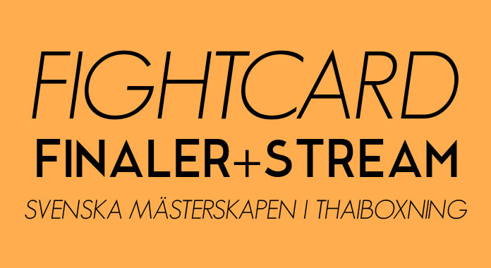 【Fightcard + Livestream】 Se fightcard inför dagens finaler på Svenska Mästerskapen i Thaiboxning