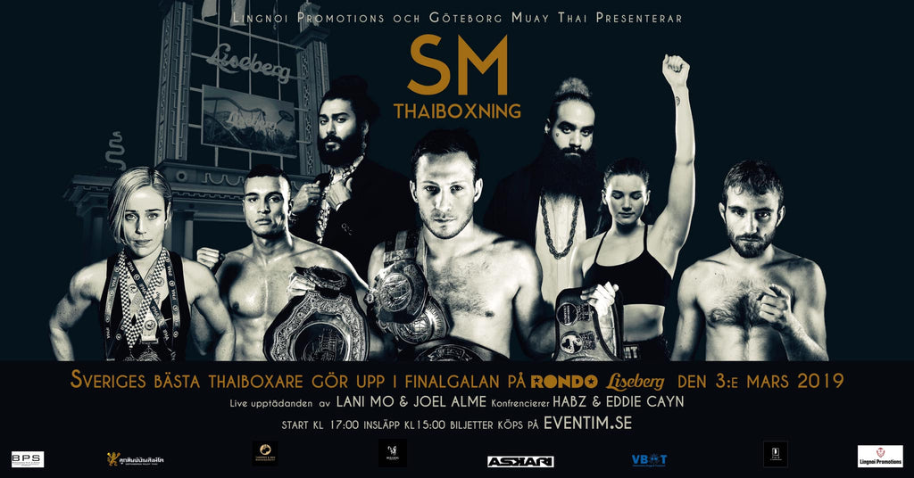 SM i thaiboxning 2019: Deltagarlistan