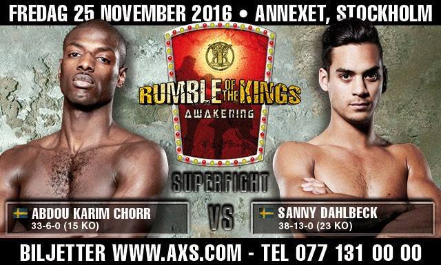 Trailer och Fightcard inför Rumble of the Kings - The Awakening