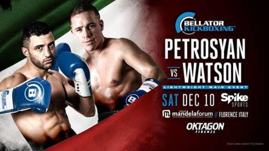 Giorgio Petrosyan möter Jordan Watson på Bellator Kickboxing