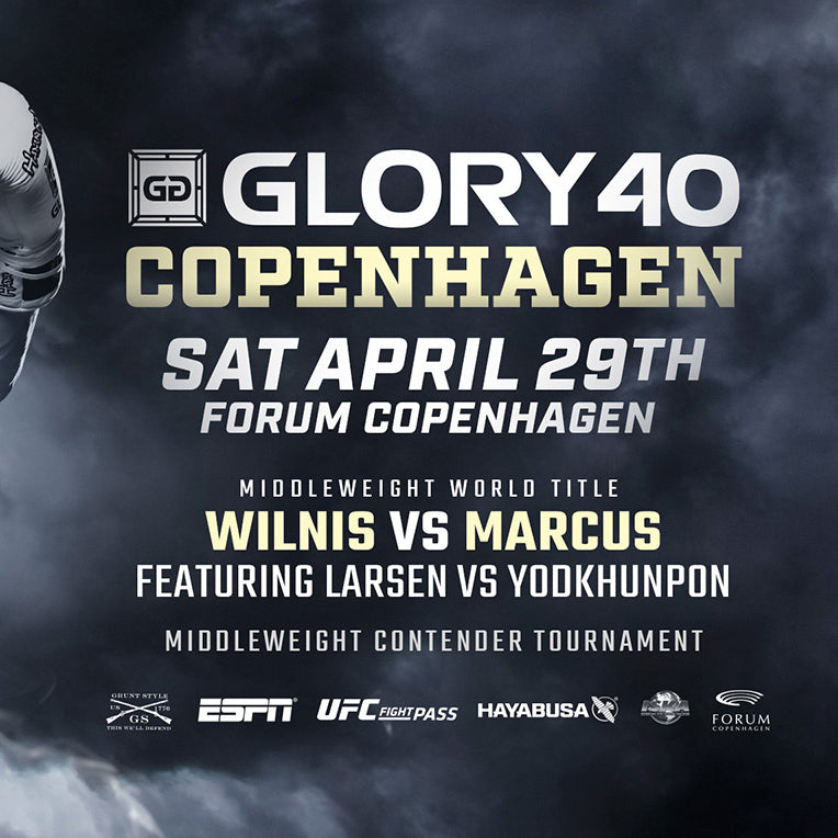 GLORY 40 - Köpenhamn: Matchkort