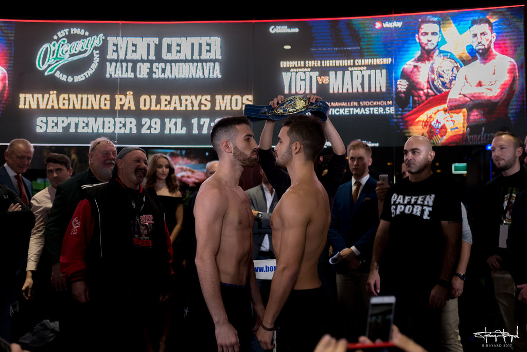 BOXNING: Yigit vs. Martin - Invägningsresultat