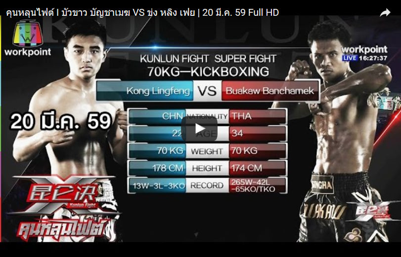 【Fightvideo】Se Buakaw Banchamek's senaste fight