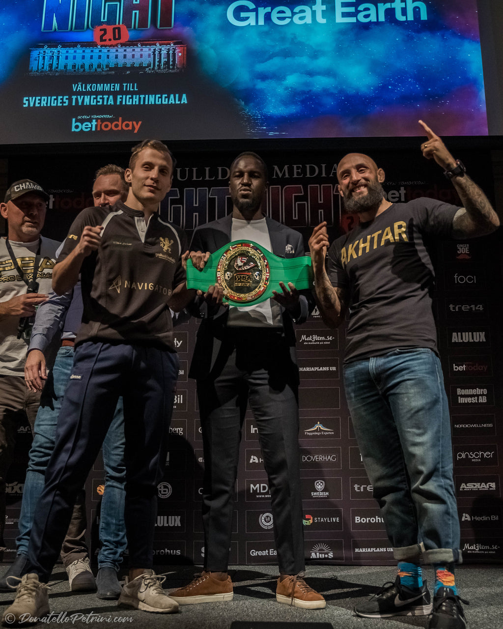 Bulldog Media Fight Night 2.0: Invägningsbilder