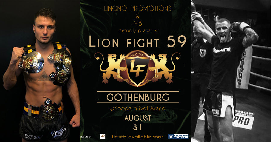 Lion Fight 59 till Göteborg med bl.a Mathias Jonsson och Magnus Andersson