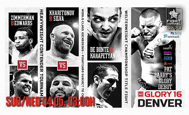 Nu har GLORY släppt alla videos från GLORY 16 - Denver