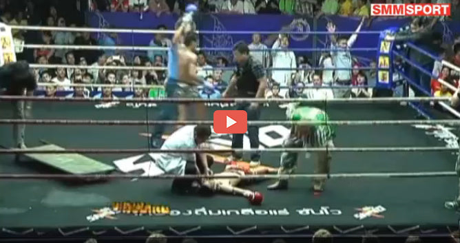 MuangThai knockar Thaksinlek - Rajadamnern Stadium - VIDEO