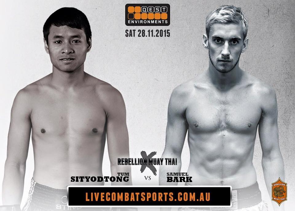 Samuel Bark slåss om WMC titeln på Rebellion Muaythai 10