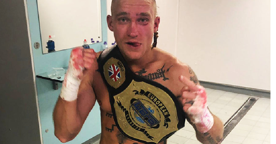 Gustaf Cedermalm ny europeisk mästare i Bare Knuckle Boxing