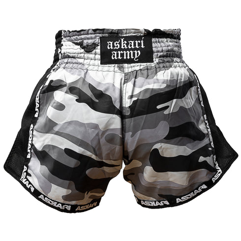 "GREYZONE" MUAY THAI SHORTS
