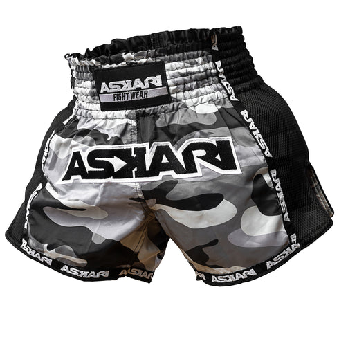 "GREYZONE" MUAY THAI SHORTS