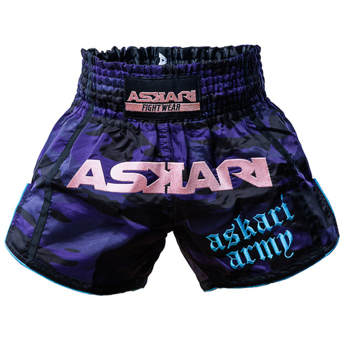 "PURPLE HAZE" MUAY THAI SHORTS