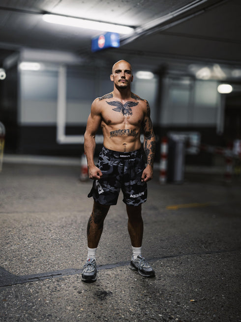 "BULLET" MMA SHORTS