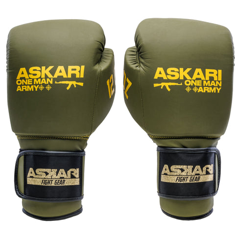 "ONE MAN ARMY" BOXING GLOVES