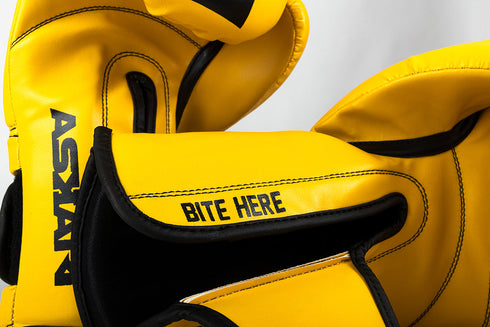 "YELLOW JACKET STING" BOXING GLOVES