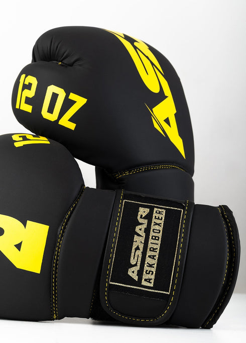 "YELLOW JACKET STING" BOXING GLOVES