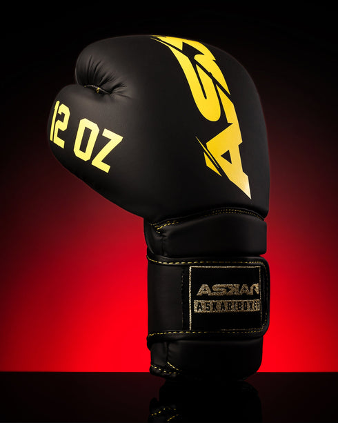 "YELLOW JACKET STING" BOXING GLOVES