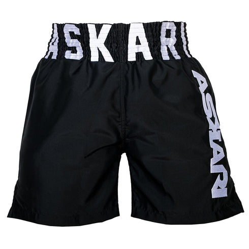 Askari Boxningsshorts Boxing Shorts Askari Black/White / XS