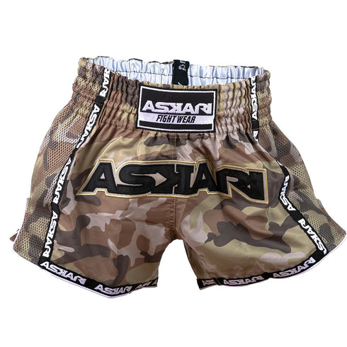 "DÉSERT BLANC" MUAY THAI SHORTS
