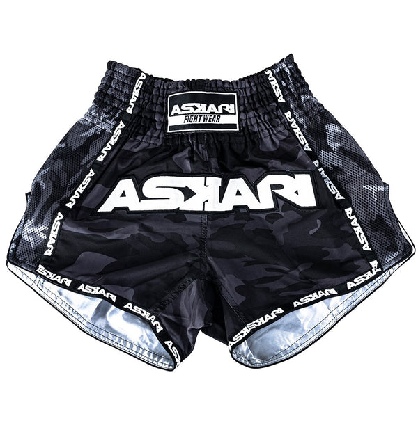 Askari Fight Shorts "Black Desert" Askari Muay Thai Shorts