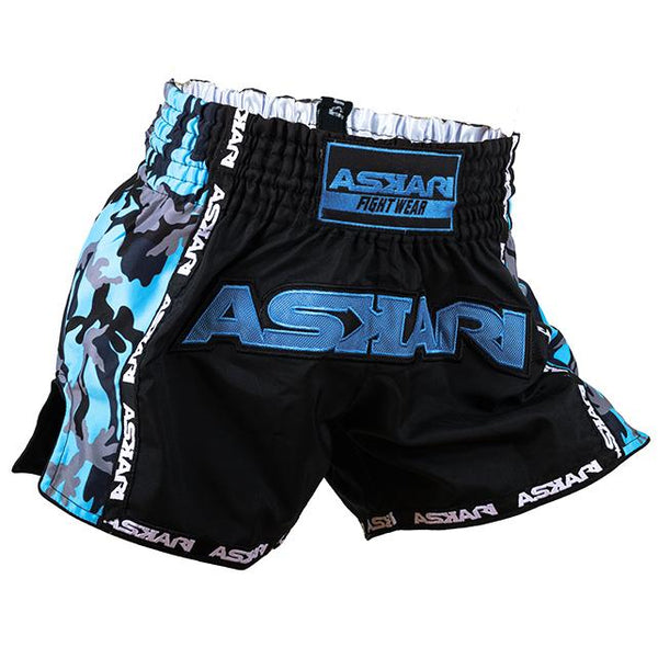 Askari Fight Shorts "SKY BLUE" Askari Muay Thai Shorts