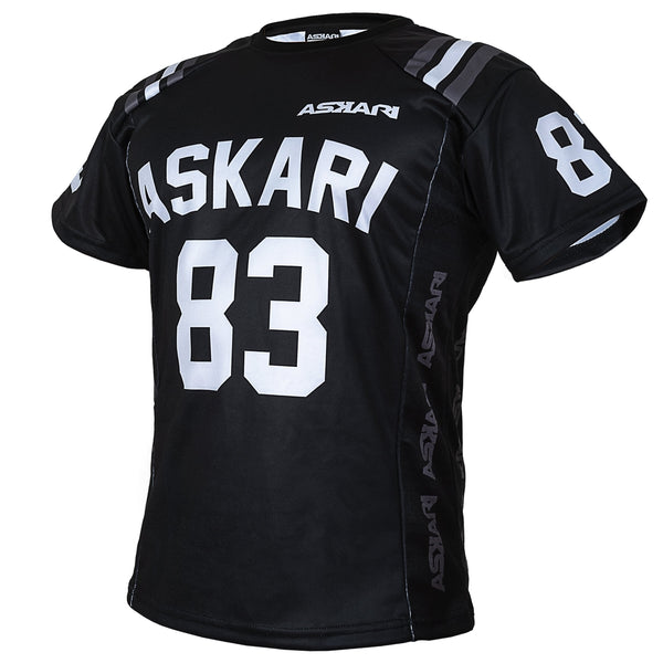 Askari T-Shirts ASKARI83 Black/White / XS
