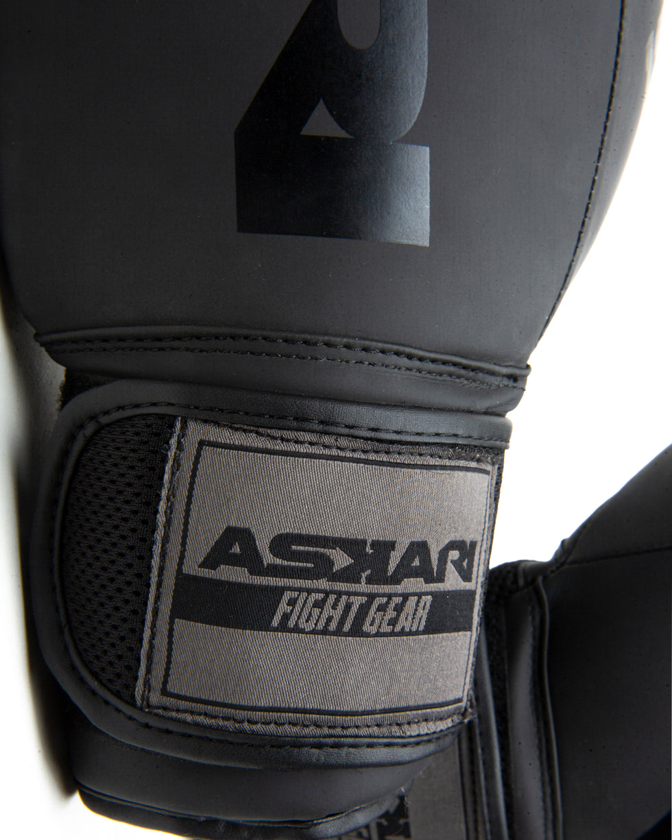 Askari Black Sensation Boxing Gloves in Black