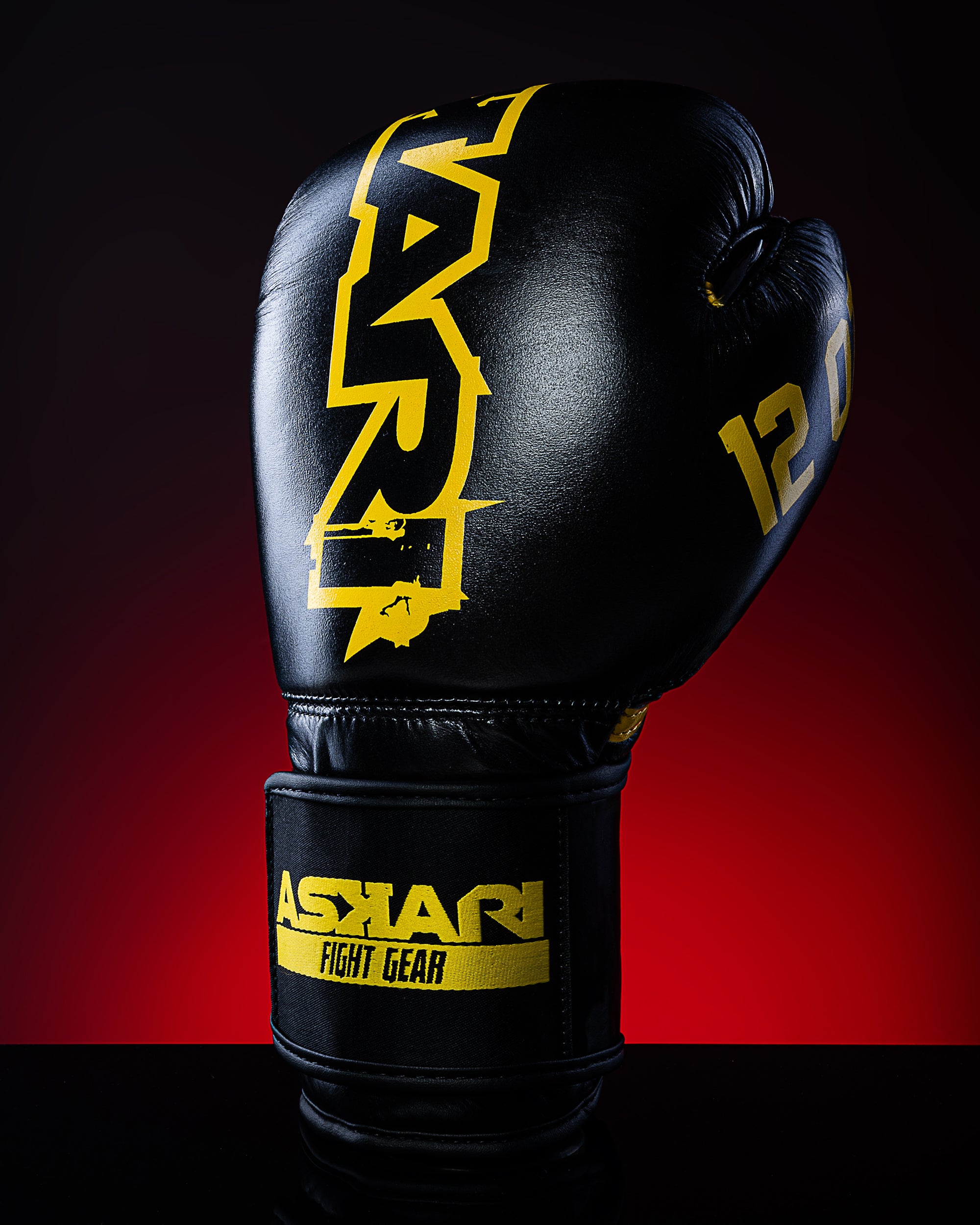 Heavy hitters selling 12 oz hard padding velcro boxing gloves