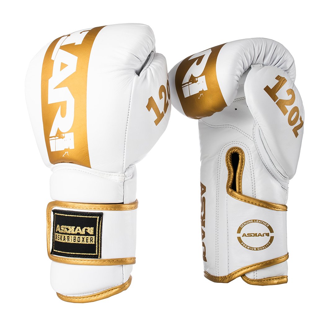 askari handschuhe BLANCO" Askari Boxing Gloves #HERO Series