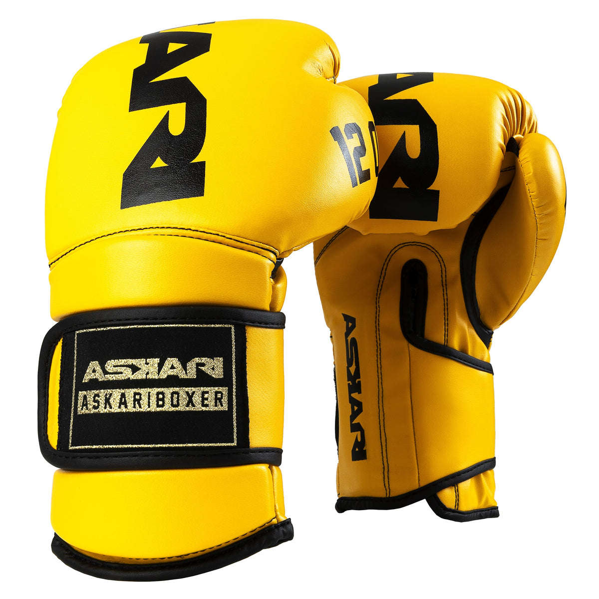 "Yellow Jacket Sting" Boxing Gloves in Yellow